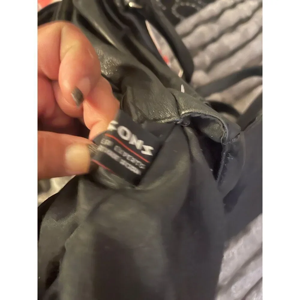 M Wilsons leather og vintage black leather minibag  mini backpack